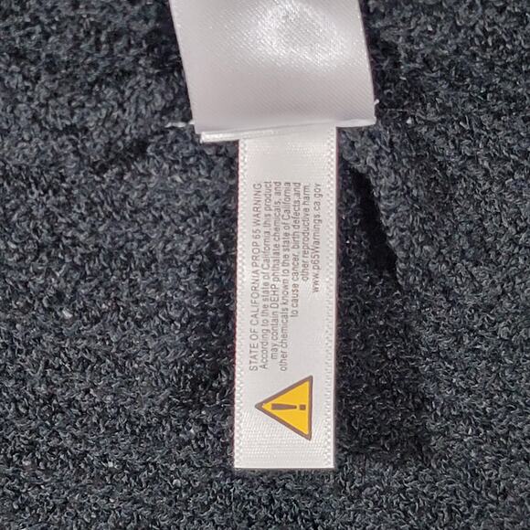 Fantastic Fawn Black & Ivory Stripe Open Front Duster Knit‎ Cardigan M NIB - Picture 5 of 6